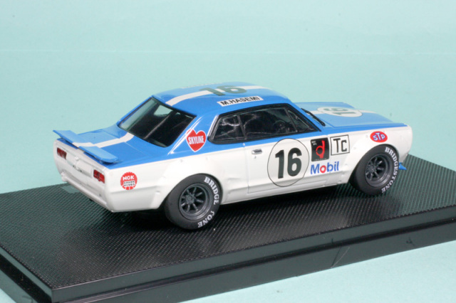 エブロ 1/43 ニッサン スカイライン GT-R KPGC10 レーシング 1972 No.16 44139