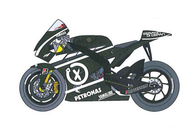 スタジオ27 デカール 1/12 ヤマハ YZR-M1 2011 テスト (タミヤ対応
