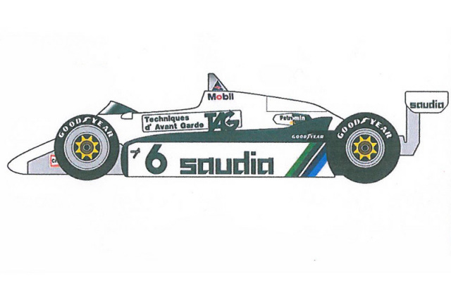 DX2047 - スタジオ27 1/20 レジンキット ウィリアムズ FW08 