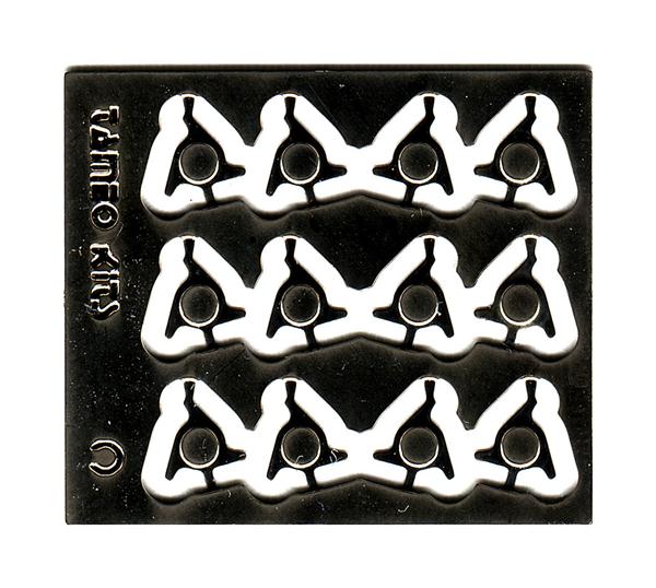 ZoomOn 1/24 ホイールセンターロックナット 4個入り & エッチング ZT045