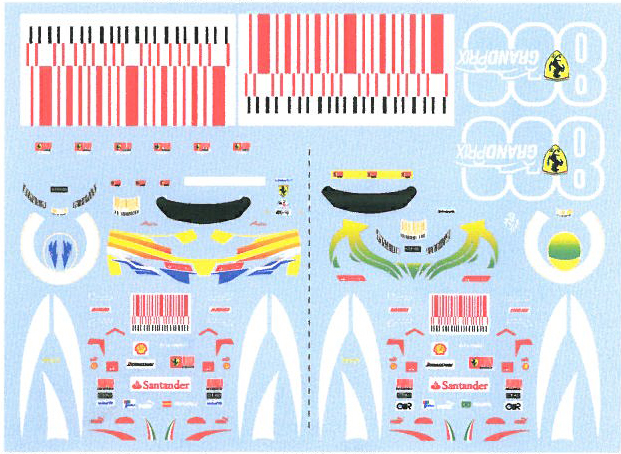 Vector 1 Decals (ベクター ワン デカール) 1/20 フェラーリ 248 F1