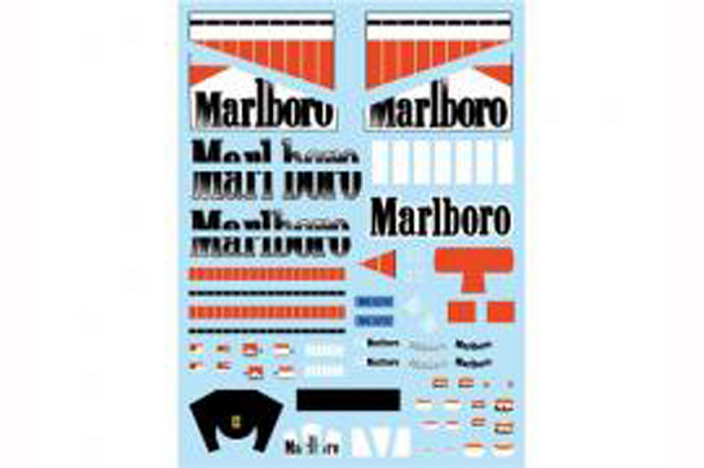 デカール加工品 1/18 マテルエリート フェラーリ F2001 ハンガリーGP MATTEL - デカール加工品 1/18 マテルエリート フェラーリ F2001