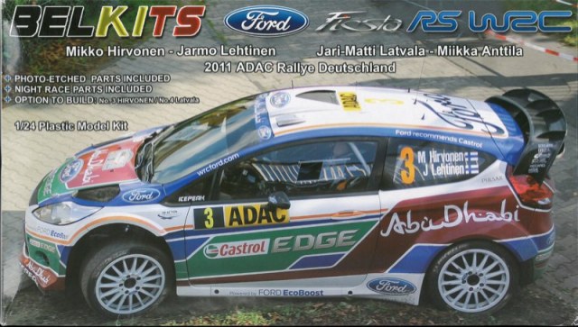 【未開封】ベルキット（BELKITS） フィエスタ WRC 2012 1/24 ベルキット 1/24 フォード フィエスタ RS WRC Rallye de Monte