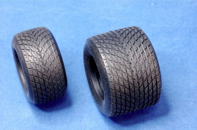 モデルファクトリーヒロ 1/20 1980年代 F1 レインタイヤ 1台分