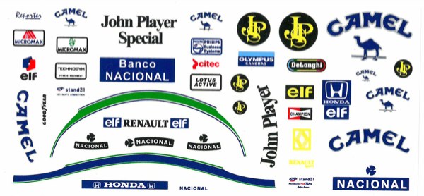 アイルトンセナ エッチングミラー MSMクリエイション 1/12 アイルトン セナ フィギュア デカール