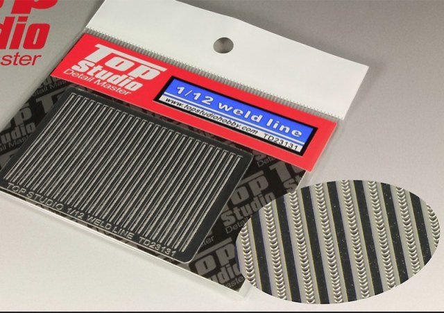 トップスタジオ 1/20-1/24 溶接痕 エッチングセット TD23132 ミニカー