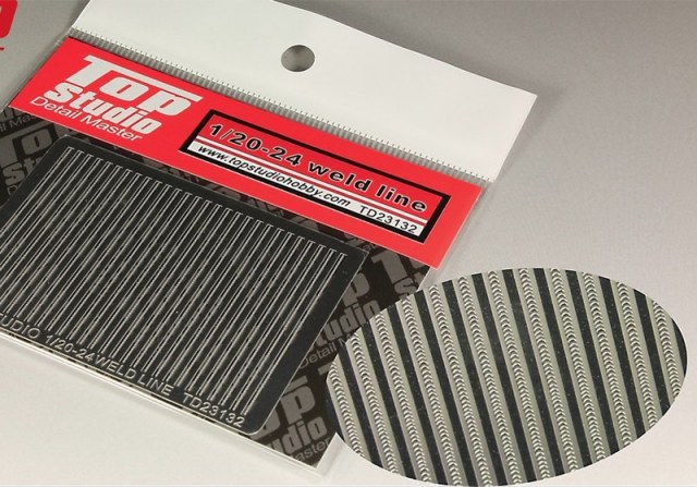 トップスタジオ 1/20-1/24 溶接痕 エッチングセット TD23132 ミニカー