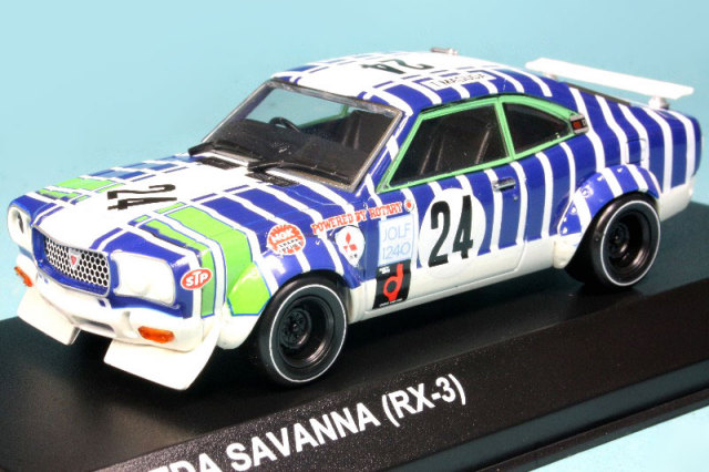 KS03191C - 京商 1/43 マツダ サバンナ RX-3 No.24 - ミニカーショップ  