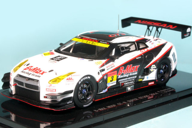 道産子　エブロ　BマックスNDDP GT-R &　MJ クラフト　SC エブロ 1/43 スーパーGT300 2014 No 3 B-MAX NDDP GT-R EBBRO