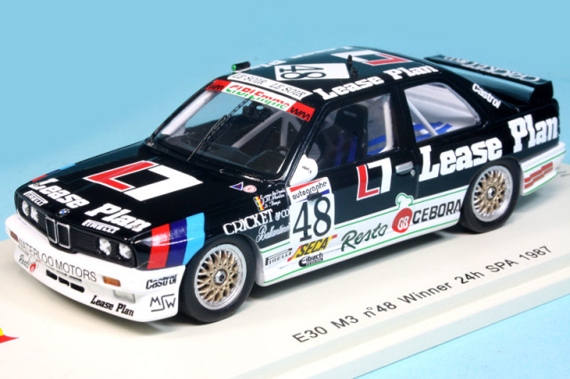 スパーク 取り寄せ品 1/43 E30 M3 スパ 24h 1987 Winner No.48 SB067