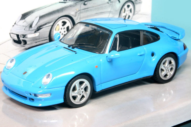 ミニチャンプス 1 43 ポルシェ 993 ターボ S 1998 Jubilaums Modell ライトブルー ミニカーショップ ロム