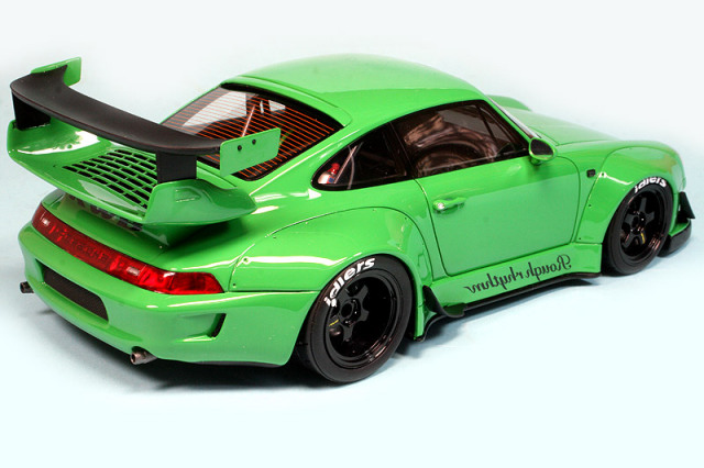 GTS074 - GT-SPIRIT 1/18 ポルシェ RWB 993 グリーン - ミニカー 