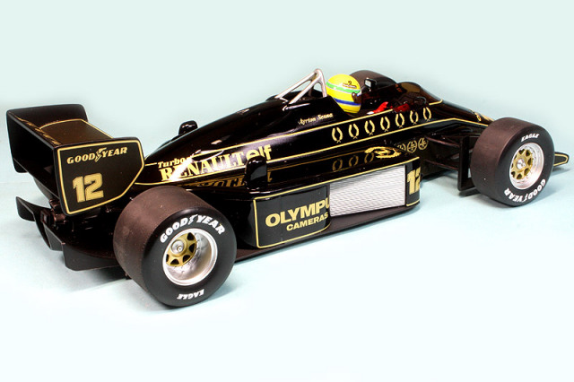 540851812 - ミニチャンプス 1/18 ロータス ルノー 97T 1985 A.セナ 