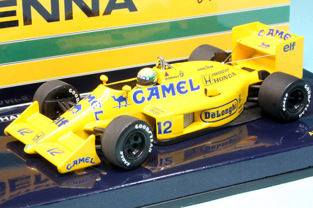 ミニチャンプス　ロータス・ホンダ９９Ｔ　中嶋悟仕様　1/18　 中古品 ミニチャンプス ロータス・ホンダ99T 中嶋悟仕様 1/18 中古品