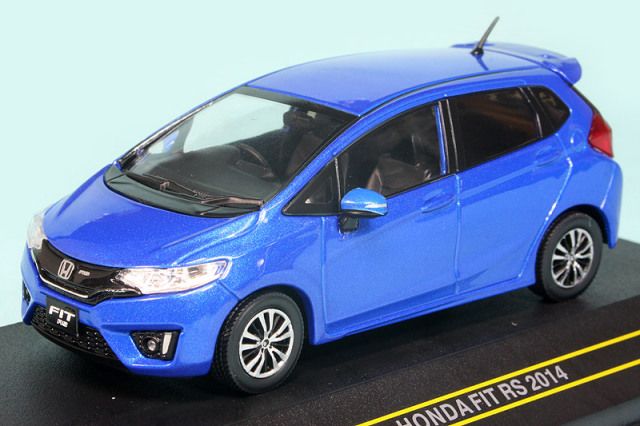 F43 043 First43 1 43 ホンダ フィット Rs 14 メタリックブルー ミニカーショップ ロム