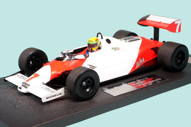 ミニチャンプス 1/18 マクラーレン フォード MP4/1C シルバーストーンテスト 1983/11/10 A.セナ (レジン) 547831807