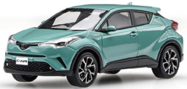 エブロ 1/43 トヨタ C-HR ラジアントグリーンメタリック 45602