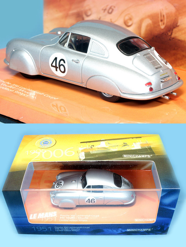 ミニチャンプス 1/43 ポルシェ 356 ルマン 24h 1951 No.46 403516746