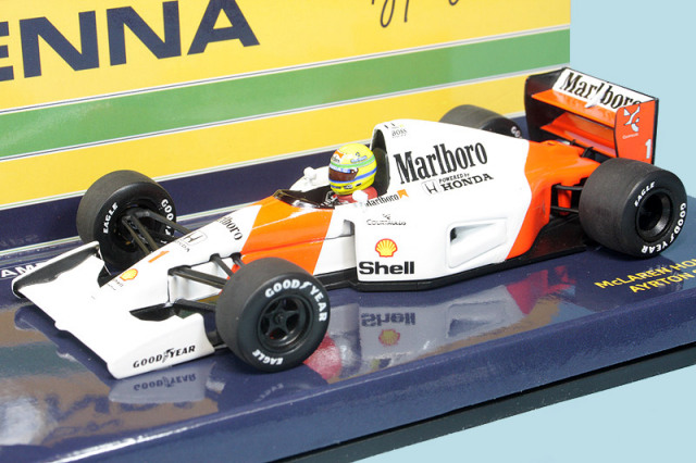s ミニチャンプス 1 43 マクラーレン ホンダ Mp4 7 1992 A セナ セナコレクション デカール加工品 ミニカーショップ ロム