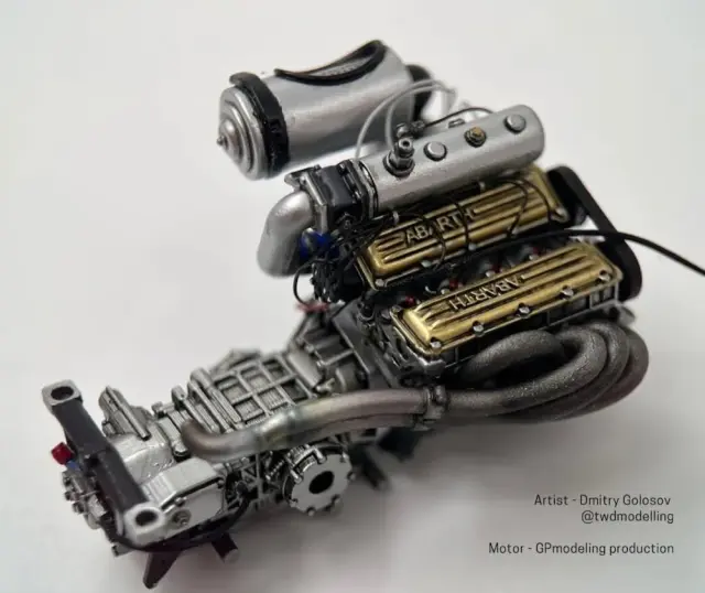 [予約] GP modeling  1/24 3Dプリントパーツ ランチア ラリー 037 Evo.2 エンジンパーツセット ハセガワ対応　GPM-037EVO2