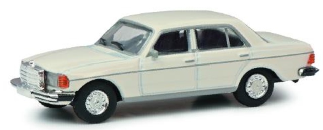 [予約] シュコー 1/64 メルセデスベンツ W123 280E リムジン ホワイト　452038100