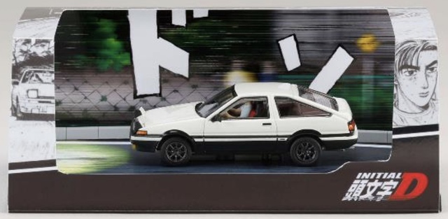 [予約] ホビージャパン 1/64 トヨタ スプリンター トレノ GT APEX AE86 / 頭文字D VS 高橋 涼介  藤原拓海ドライバーフィギュア付き　HJ643008DB