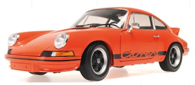 [予約] ミニチャンプス 1/18 ポルシェ 911 カレラ RS 1972 オレンジ/ブラックデザインロゴ　100066024
