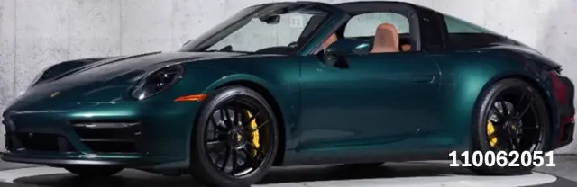 [予約] ミニチャンプス 1/18 ポルシェ 911 (992.2) タルガ 4 GTS 2025 グリーンメタリック （開閉機構付き）　110062051