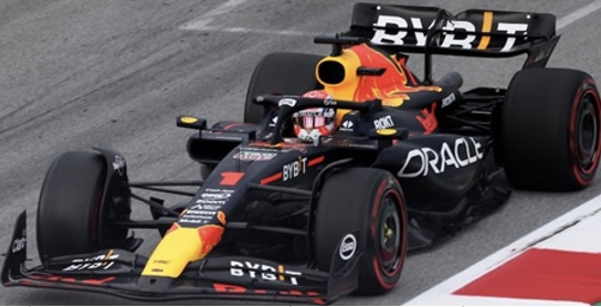 [予約] ミニチャンプス 1/43 レッドブル RB19 スペインGP 2003 M.フェルスタッペン ウィナー　417230801