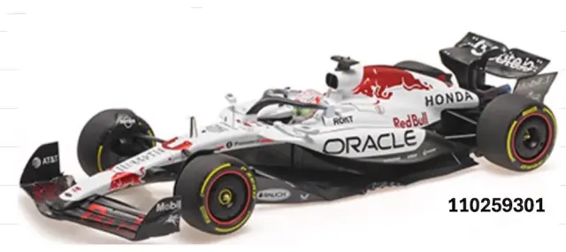 [予約] ミニチャンプス 1/18 オラクル レッドブル レーシング RB21 マックス・フェルスタッペン 日本GP 2025 フィギュア/ピットボード2種類付　110259301