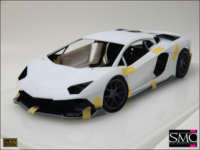 SMC 1/24 トランスキット リープデザイン アベンタドール LP750-4 SV カスタムパーツセット　SMC-TK112