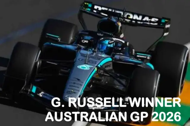 スパーク 1/43 メルセデス AMG W16 No.63 オーストラリア GP 2025 G