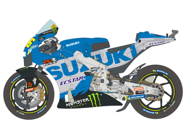 ブルースタッフ 1/12 スズキ GSX-RR モトGP 2021 J.ミル A.リンス