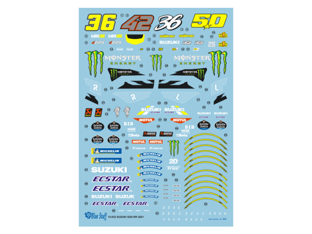 ブルースタッフ 1/12 スズキ GSX-RR モトGP 2021 J.ミル A