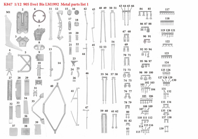 モデルファクトリーヒロ 1/12 フルディティールキット プジョー