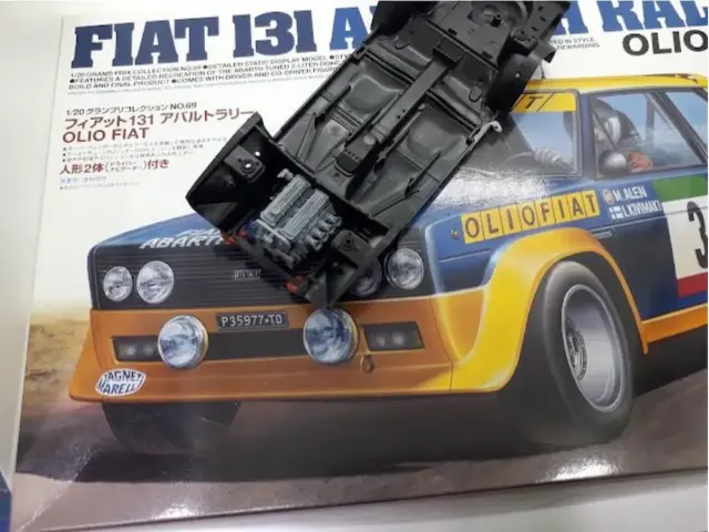 [予約] GP modeling  1/20 3Dプリントパーツ フィアット 131 アバルト エンジンパーツセット タミヤ対応　GPM-131TAM120