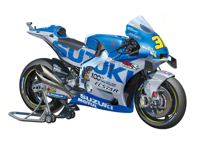 タミヤ 1/12 プラモデル スズキ エクスター GSX-RR モトGP 2020 No.36 J.ミル ワールドチャンピオン / No.42 A.リンス / No.50 S.ギントーリ　14139