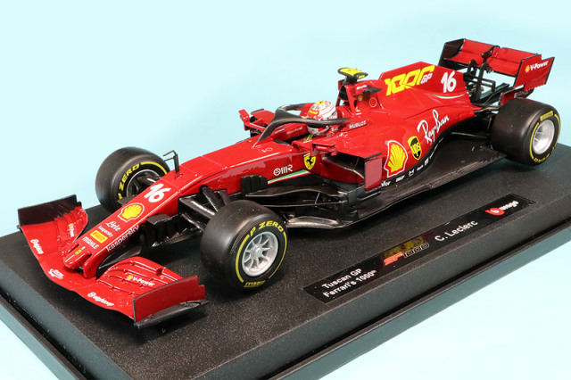 ブラーゴ 1/18 フェラーリ SF1000 トスカーナGP C.ルクレール (ドライバーあり)　BR-18-16808TU16