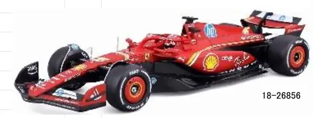 [予約] ブラーゴ 1/24 フェラーリ SF-24 モナコGP 2024 No.16 C.ルクレール ドライバー付 組立キット　18-26856