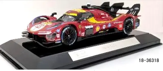 [予約] ブラーゴ 1/43 フェラーリ 499P ルマン 24h 2025 No,50　18-36318