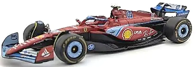 [予約] ブラーゴ 1/43 フェラーリ SF-24 マイアミGP 2024 No.55 C.サインツ Jr.  ウィンドウボックス　18-36844SMIA