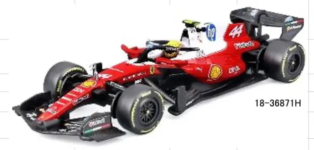 [予約] ブラーゴ 1/43 スクーデリア・フェラーリ SF-26 2026 オーストラリアGP No.44 ルイス・ハミルトン ドライバー付属 クリアケース入り　18-36871H