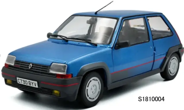予約] ソリド 1/18 ルノー 5 GT ターボ Mk.1 1985 ブルー
