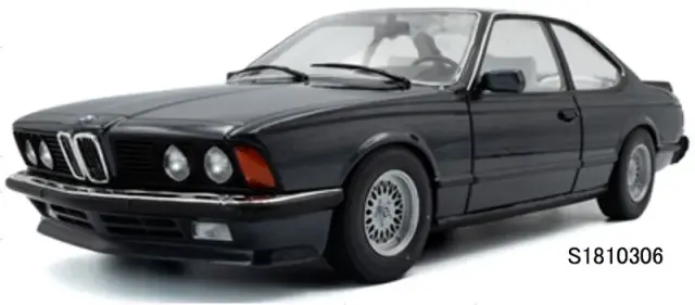 【未使用】BMW 6シリーズ　635　(E24) ミニカー 1/18 10月予約】ソリド 1/18 BMW 635 CSI E24 1984 マカオブルー 完成
