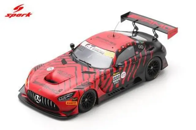 [予約] スパーク 1/18 メルセデスAMG GT3 EVO No.888 メルセデスAMGチームGMR ウィナー バサースト12h 2026 M.エンゲル / M.グルニエ / M.マルタン　18AS014