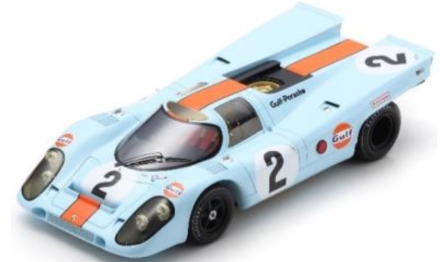[予約] スパーク 1/18 ポルシェ 917K ガルフ デイトナ 24h 1970 NO.2 ウィナー　18DA70