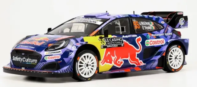 [予約] イクソ 1/18 フォード プーマ Rally1 2025 ラリーモンテカルロ No.55 J.マッカーリーン / E.トレーシー　18RMC231A