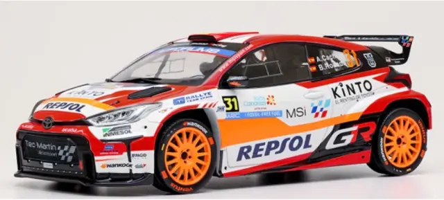 [予約] イクソ 1/18 トヨタ GR ヤリス ラリー2 2025 ラリー イラス カナリアス No.31 A.コション/A.デュマン　18RMC252