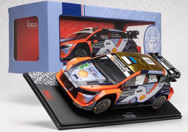[予約] イクソ 1/18 ヒュンデ i20 N Rally1 2025 ラリーサウジアラビア No.8 O.タナク / M.ヤルベオジャ　18RMC268