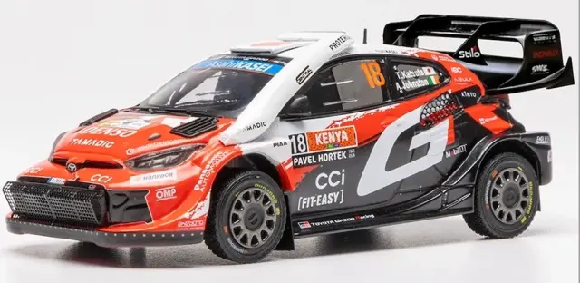 [予約] イクソ 1/18 トヨタ GR ヤリス Rally1 2026 ラリーケニア 優勝 No.18 勝田貴元 / A. ジョンストン　18RMC282A